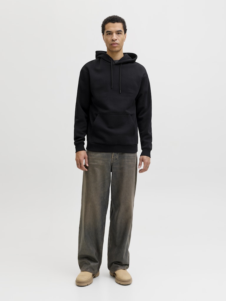 Jack &amp; Jones – Bradley – Relaxed Fit – Black – Hoodie
