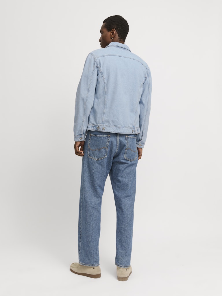 Jack &amp; Jones Regular Fit Blue Denim Cotton Blend Jacket