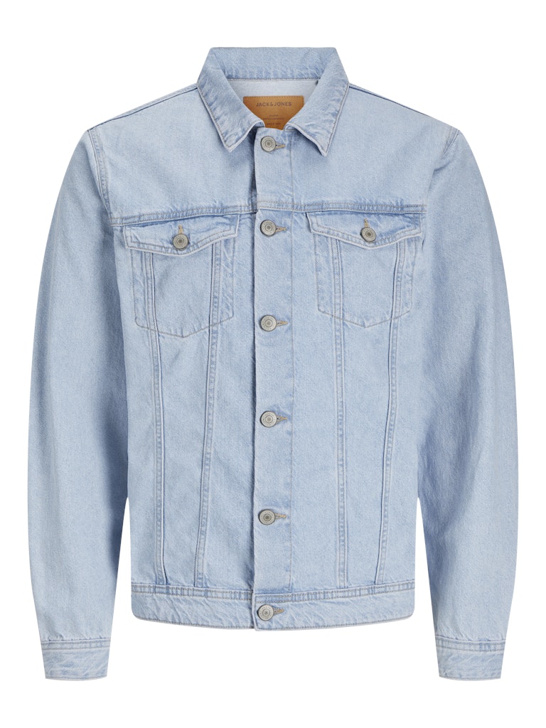 Jack &amp; Jones Regular Fit Blue Denim Cotton Blend Jacket
