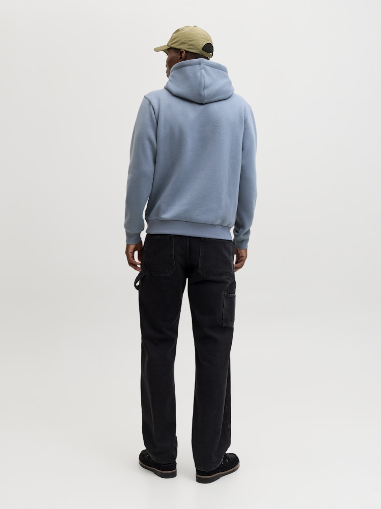 Jack &amp; Jones – Bradley – Relaxed Fit – Blue Mirage – Hoodie