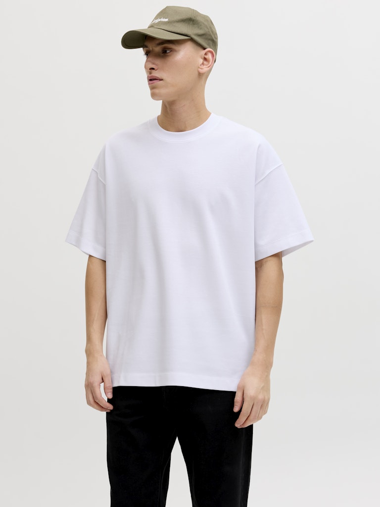 Jack &amp; Jones – Loose Fit – White – T-Shirt