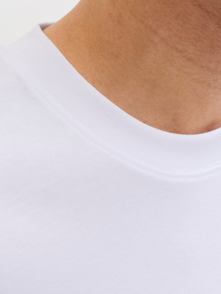 Jack &amp; Jones – Loose Fit – White – T-Shirt
