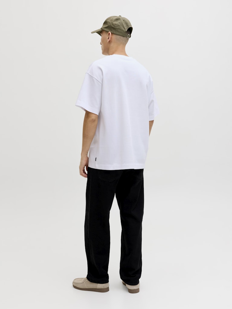 Jack &amp; Jones – Loose Fit – White – T-Shirt
