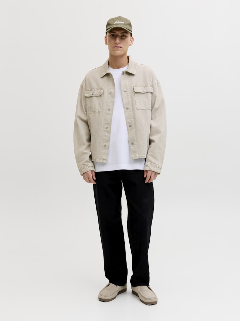 Jack &amp; Jones – Loose Fit – White – T-Shirt