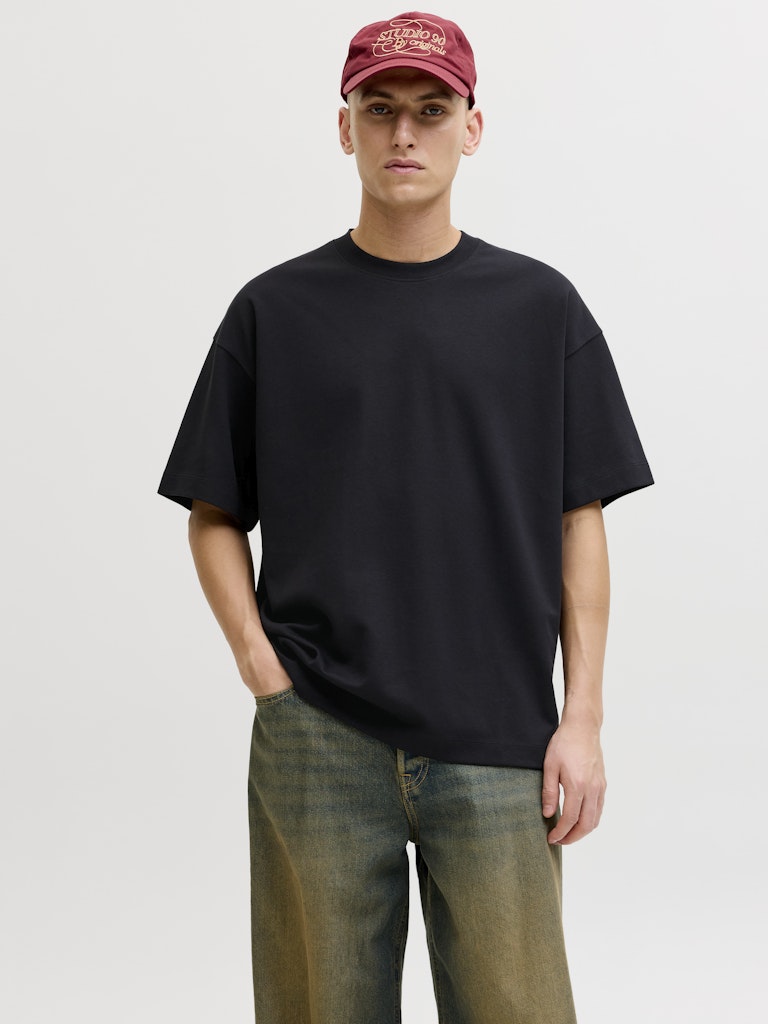 Jack &amp; Jones – Loose Fit – Black – T-Shirt