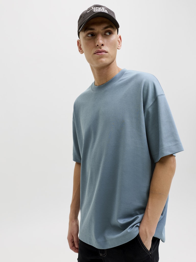 Jack &amp; Jones – Loose Fit – Blue Mirage – T-Shirt