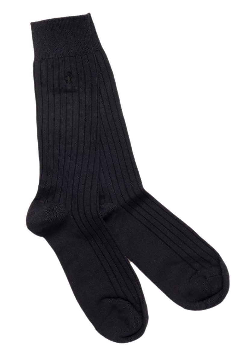 Swole Panda – Extra Large Bamboo Socks – Navy