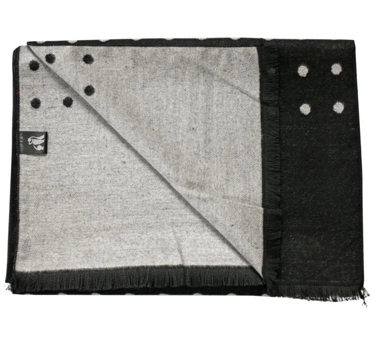 Swole Panda Black and White Spot Scarf