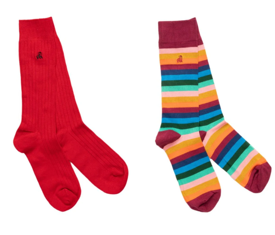 Swole Panda Christmas Cracker 2 Sock Gift Sets