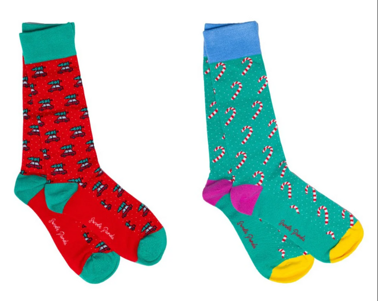 Swole Panda Christmas Cracker 2 Sock Gift Sets