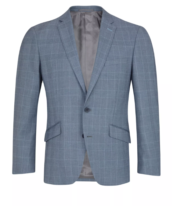 Daniel Grahame – Tapered Fit – Sky Blue – Dale Checked Suit Jacket