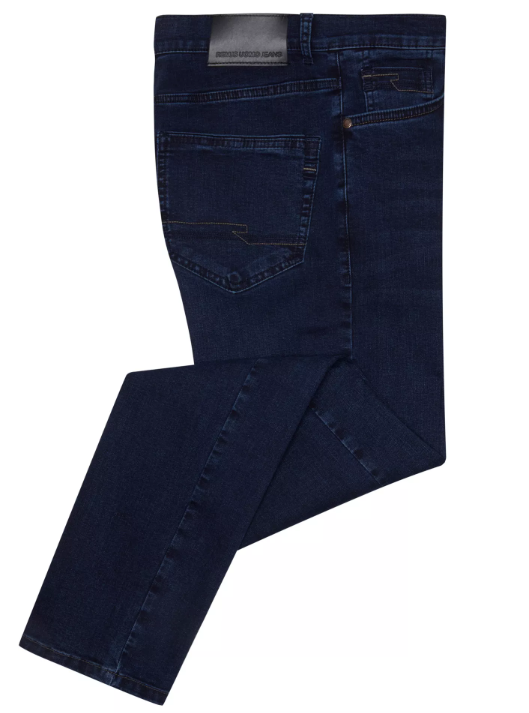 Remus Uomo Straight Leg Navy Rogan Jeans