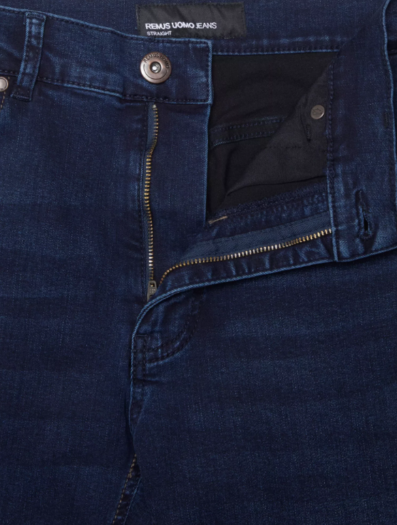 Remus Uomo Straight Leg Navy Rogan Jeans