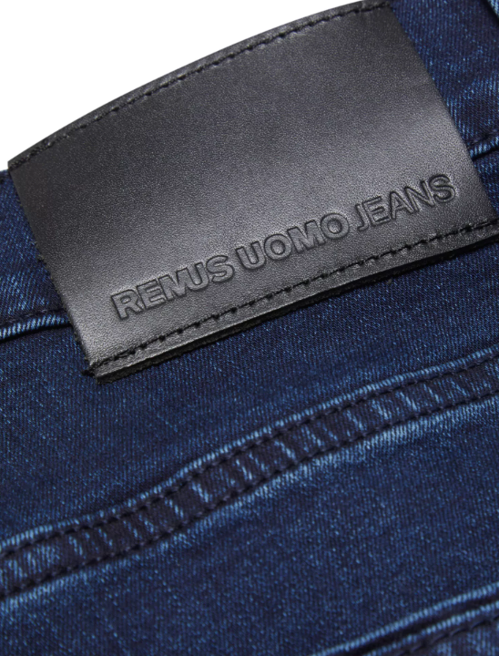 Remus Uomo Straight Leg Navy Rogan Jeans
