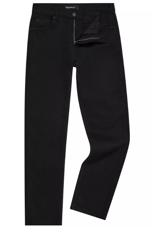 Remus Uomo Straight Fit Black Rogan Jeans