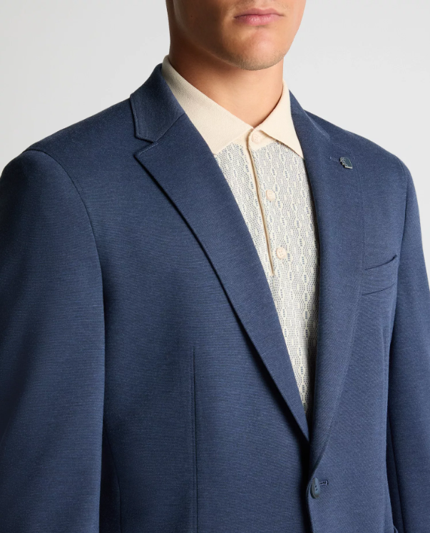 Remus Uomo – Slim Fit – Blue – Napoli Jersey Jacket