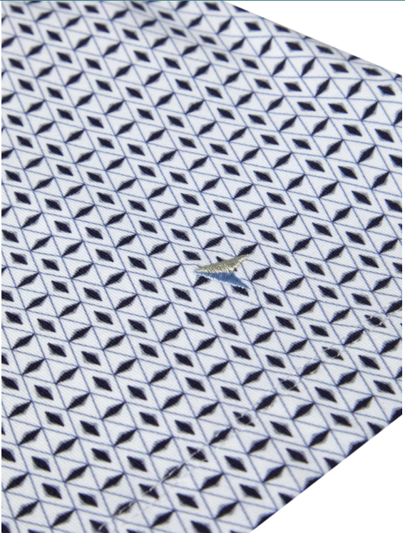 DG’s Drifter – Regular Fit – Blue / Light Brown – Short Sleeve Polo