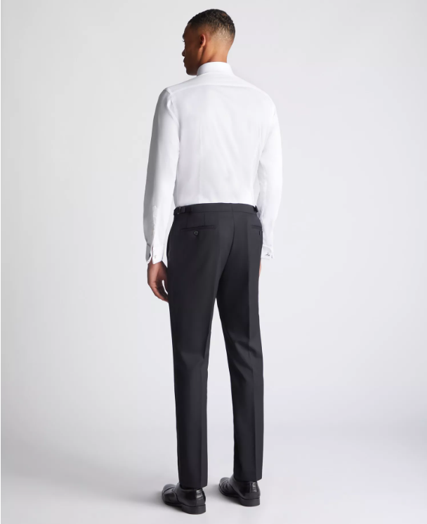 Remus Uomo – Slim Fit – White – Rome Pleated Front Formal Shirt
