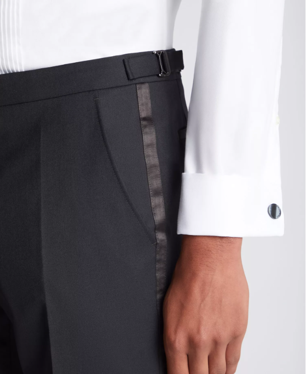 Remus Uomo – Slim Fit – White – Rome Pleated Front Formal Shirt