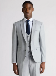 Remus Uomo – Slim Fit – Sky Blue – Lucian Micro Houndstooth Suit Jacket