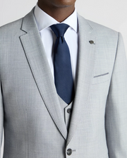 Remus Uomo – Slim Fit – Sky Blue – Lucian Micro Houndstooth Suit Jacket