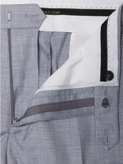 Remus Uomo – Slim Fit – Sky Blue – Lucian Micro Houndstooth Trousers