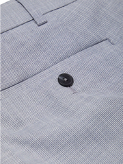 Remus Uomo – Slim Fit – Sky Blue – Lucian Micro Houndstooth Trousers