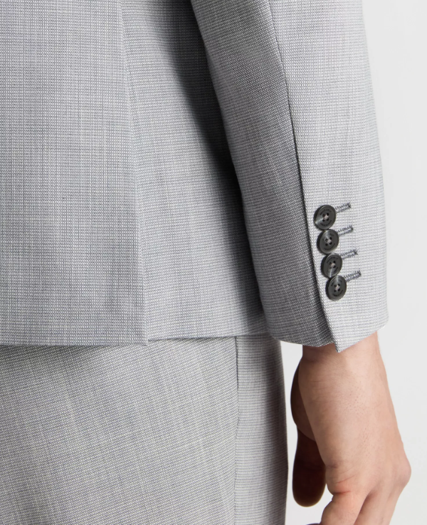 Remus Uomo – Tapered Fit – Sky Blue – Palucci Micro Houndstooth Suit Jacket