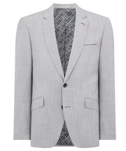 Remus Uomo – Tapered Fit – Sky Blue – Palucci Micro Houndstooth Suit Jacket