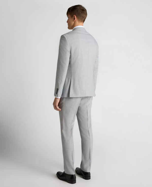 Remus Uomo – Tapered Fit – Sky Blue – Palucci Micro Houndstooth Suit Jacket