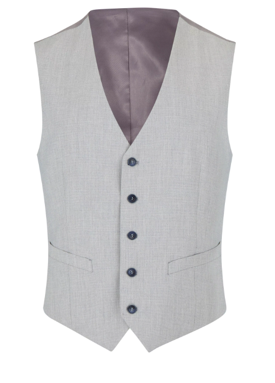 Daniel Grahame – Tapered Fit – Light Grey – Dale Suit Waistcoat