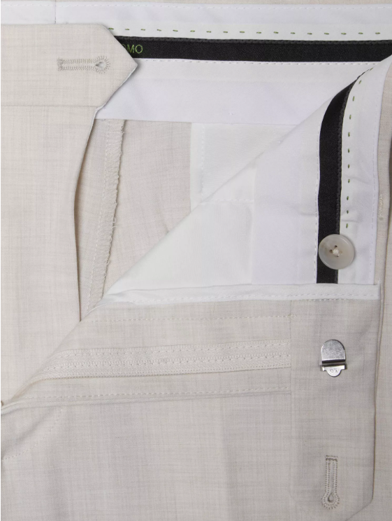 Remus Uomo – Slim Fit – Stone – Massa Suit Trousers