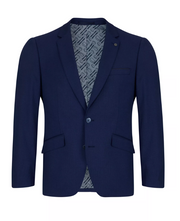 Remus Uomo – Tapered Fit – Dark Blue – Palucci Checked Suit Jacket
