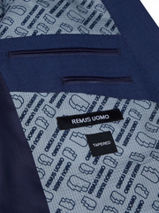 Remus Uomo – Tapered Fit – Dark Blue – Palucci Checked Suit Jacket