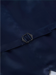Remus Uomo – Tapered Fit – Dark Blue – Palucci Checked Waistcoat