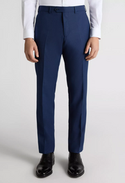 Remus Uomo – Slim Fit – Dark Blue – Lucian Checked Suit Trousers