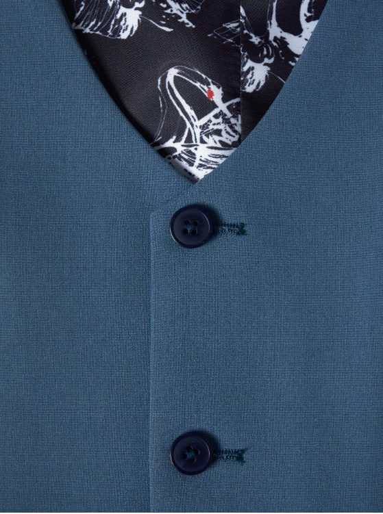 Spin – X-Slim Fit – Blue – Cruz Waistcoat