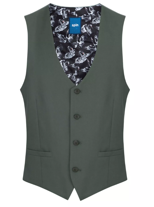 Spin – X-Slim Fit – Light Green – Cruz Waistcoat