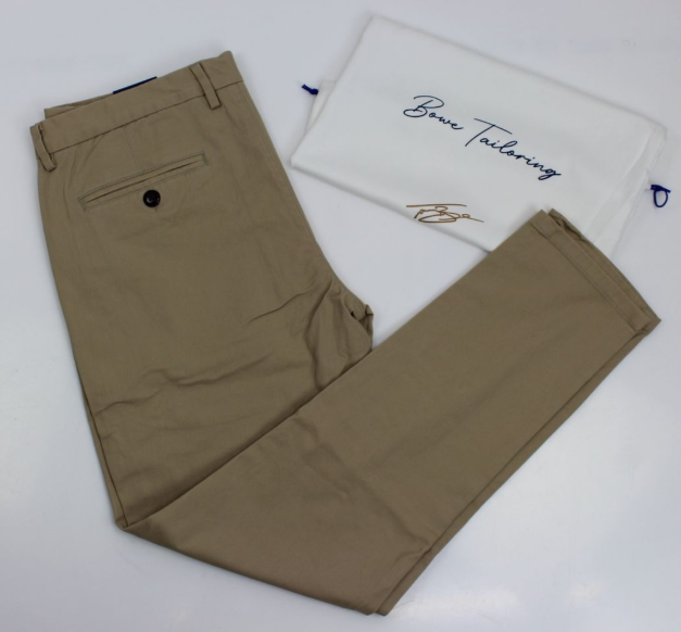 Tommy Bowe Tailoring - Lavell - Sandstone - Comfort Fit Chinos