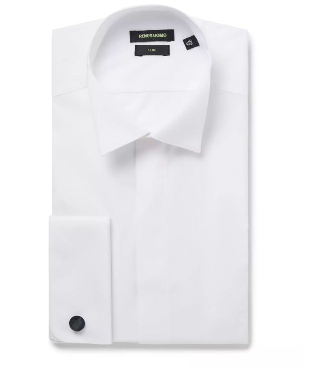 Remus Uomo – Rome – Slim Fit – White – Wing Collar Formal Shirt