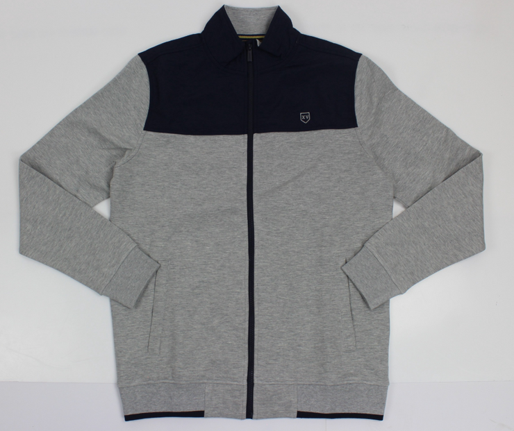 Tommy Bowe XV Kings – Kwagga – Slim Fit – Steel Mix – Full Zip Sweat Jacket