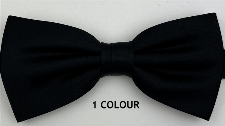 Zazzi – Black – Solid Bow Tie