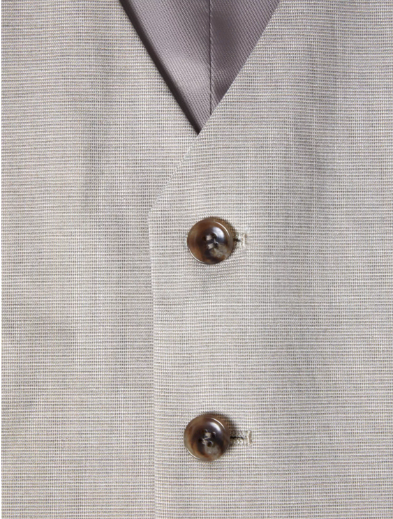 Daniel Grahame – Tapered Fit – Stone – Dale Suit Waistcoat
