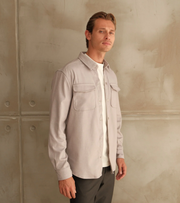 Walker & Hunt – Regular Fit – Grey – Mason Overshirt