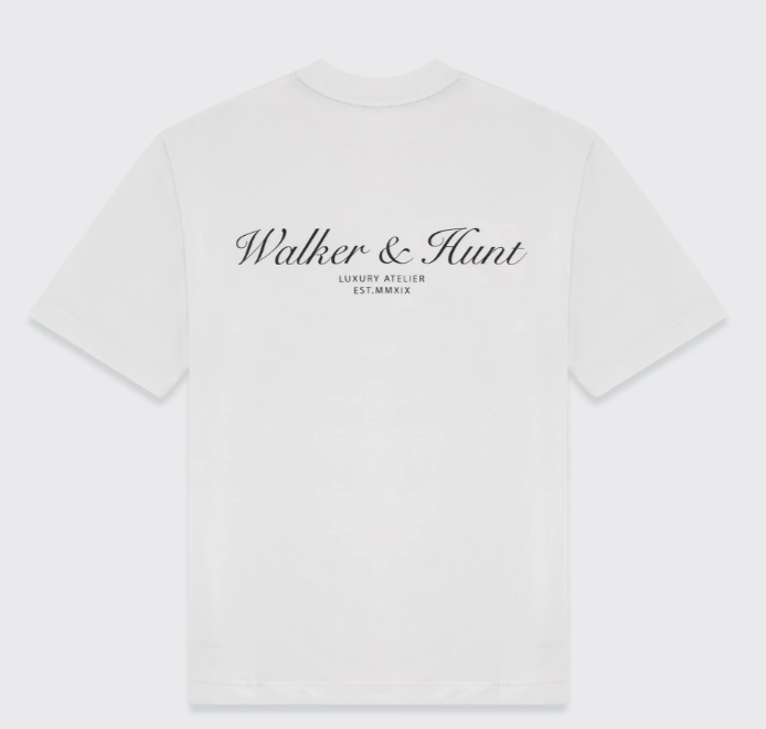 Walker &amp; Hunt – Relaxed Fit – Off White – Atelier T-Shirt