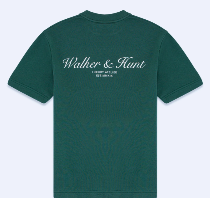 Walker &amp; Hunt – Relaxed Fit – Racing Green  – Atelier T-Shirt