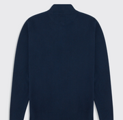 Walker & Hunt – Slim Fit – Navy – Knitted Quarter Zip
