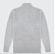 Walker & Hunt – Slim Fit – Grey – Knitted Quarter Zip