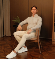 Walker & Hunt – Slim Fit – Grey – Knitted Quarter Zip