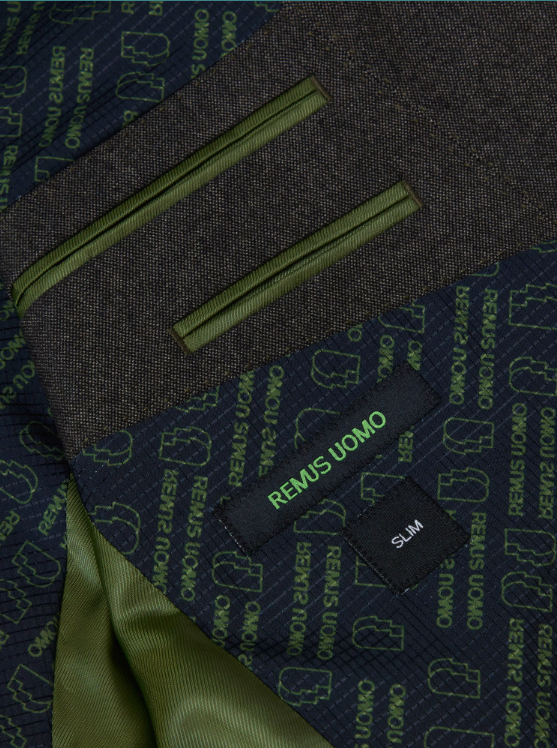 Remus Uomo – Slim Fit – Matteo Brown Stretch Suit Jacket